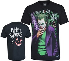 Joker T-Shirt THE JOKER Design WARUM SO SERIOUS? HAHAHA Glow in the Dark von Wild