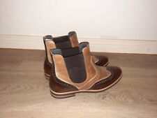 Stiefelette 41 Leder Schuhe Andiamo Italy Budapester Boots Stiefel 