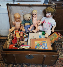 Spielzeug Koffer Puppen Teddy