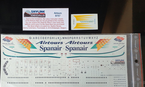 Decal airtours spanair - decal,