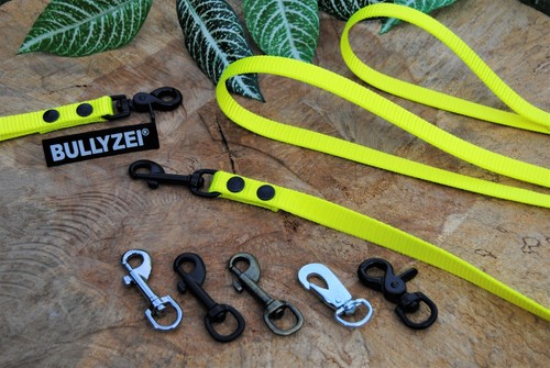 Bullyzei leine 15mm neon - 15mm, neon-gelb