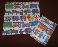 GRAZIELA Zirkus Kinder Bettwäsche Frottee 70er vintage 70s circus fabric bedding