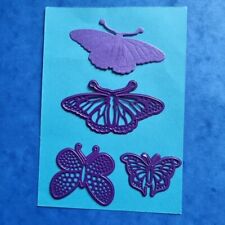 Prägeschablonen Stanzvorlage Stanzschablone Cutting Dies  3 Schmetterlinge