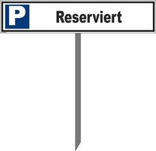 Parkplatzschild 52 x 11cm -