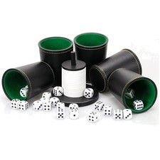 Schocken Set 5 Würfelbecher