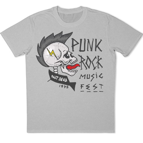 Shirt punk rock - punk,