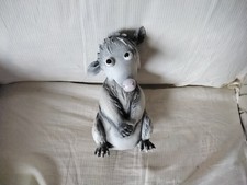 Sparbüchse Ratte aus Ton