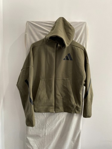 Adidas khaki full zip - full, batwing