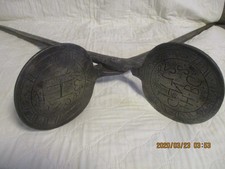 Antikes Oplateneisen Waffeleisen von 1772  Symbol  Kirche - Orthodoxe Kirche??