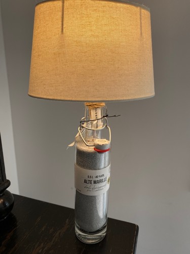 Alte marille tischlampe - "alte, /