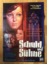 Schuld und Sühne (Kinoplakat '56) - Marina Vlady / Jean Gabin / Ula Jacobsson