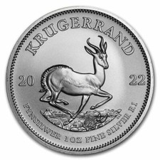 1 UNZE SILBER - AFRIKA KRÜGERRAND / SPRINGBOCK 2022 - SILBERMÜNZE -SILBERBARREN