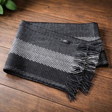 Hugo Boss Schal grau schwarz