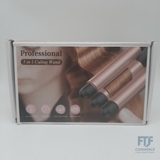 BESTOPE 5in1 Lockenstab Set, 3 Fässer, Welleneisen, verstellb. Temperatur, Locke