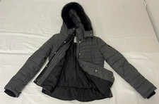 Pimkie Damenjacke mit Kapuze, Gr. S, Grau, Gepolstert