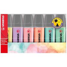 STABILO Textmarker 6 St. BOSS pastel 70/6-2 im Etui 6 Farben