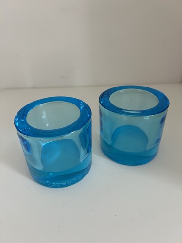 Zwei glas kivi - glas, teelichter
