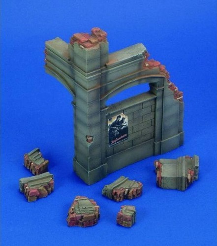 Section german building ruin - -,