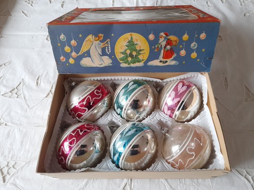 Alte große christbaumkugeln - alte,
