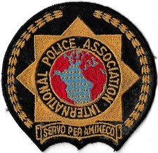 IPA - I.P.A. Polizei HESSEN Police Patch '80 Jahre Polizeiabzeichen Abzeichen