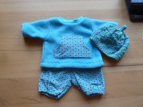 Puppenkleidung pullover hose - =, pullover,hose