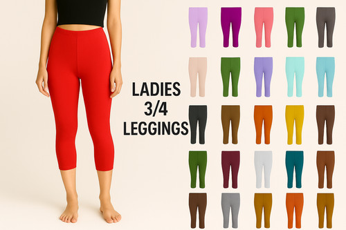 Damen frauen cropped capri - damen, 3/4