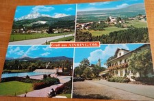 Ainring Oberbayern. AK farbig. 1991. vier Ansichten gelaufen, Briefmarke.