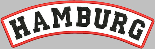 Hamburg aufnäher - hamburg,