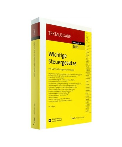 Wichtige steuergesetze mit - steuergesetze:,