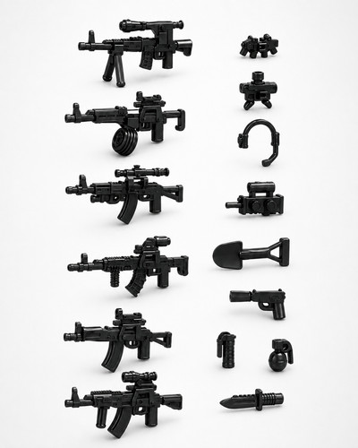 Waffen military weapons - weapons, set