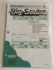 sub-book Logbuch Einlagen A5 Big Scuba DUO Einlagen mit 3er PADI Lochung NEU !!