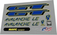 1996 avalanche decal - avalanche, set