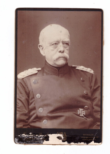 Cdv reichskanzler otto von - cdv,