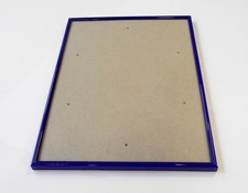 Holzrahmen ultramarinblau 41 x 31 x 1,5 cm hoch, Rahmenbreite 1 cm Glas