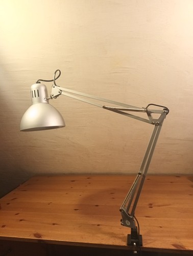 Ikea silver tertial desk lamp - tertial,