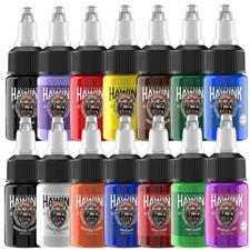 Tattoo Farbe Set 7 Farben 15ml
