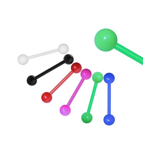 Acryl barbell zungen - acryl, &