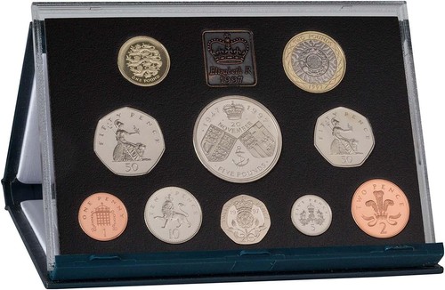 1997 proof jahr münzsatz uk - jahr,