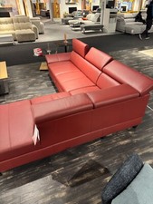 Neues Echtleder Ecksofa 268 x