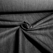 Jeans Stoff Baumwolle mit Elastan Schwarz meliert Denim Bekleidung Hose Jacke