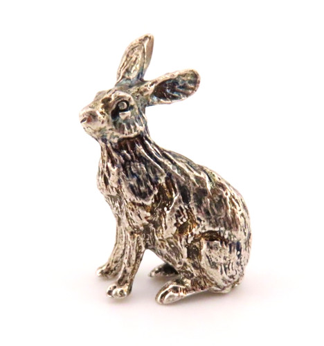 Rarität silberfigur hase 925 - silberfigur,