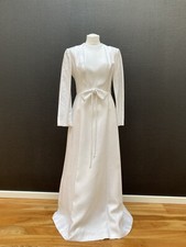 Vintage Brautkleid Hochzeitskleid ,70er Jahre, Elegant, mit dekorativer Schleife