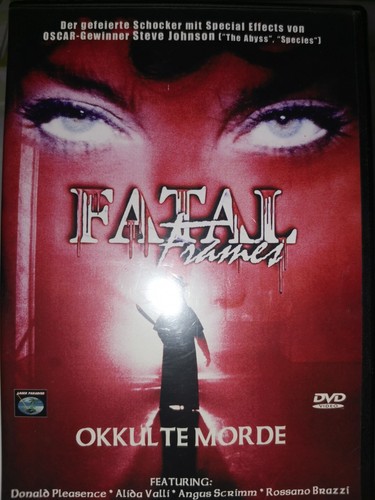 Dvd fatal frames okkulte - dvd,