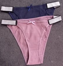 Baumwoll-Slip, hochelastisch, 2er-Pack