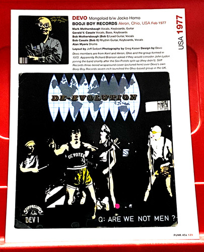 Devo mongoloid record cover - devo,