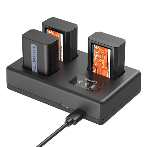 Smallrig triple camera - camera, battery
