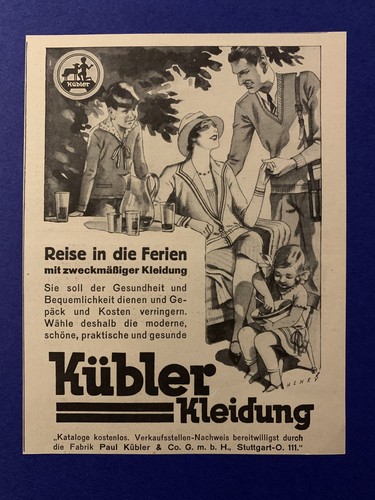 1929 kübler kleidung - 1929,