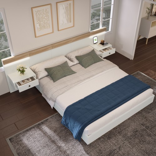 Doppelbett holzbett - doppelbett,