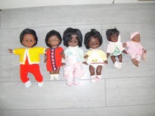 6 Puppen,ca.19 - 30cm