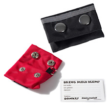 Kleinmetall Nylon Adresstasche Adresshülse Heimtierausweis Hundemarke für Hunde